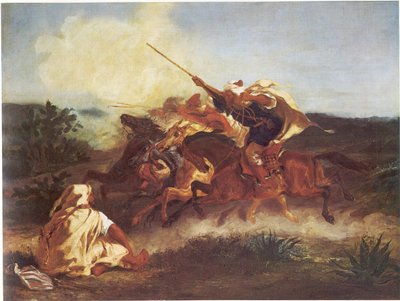 Arabian Fantasia by Ferdinand Victor Eugene Delacroix